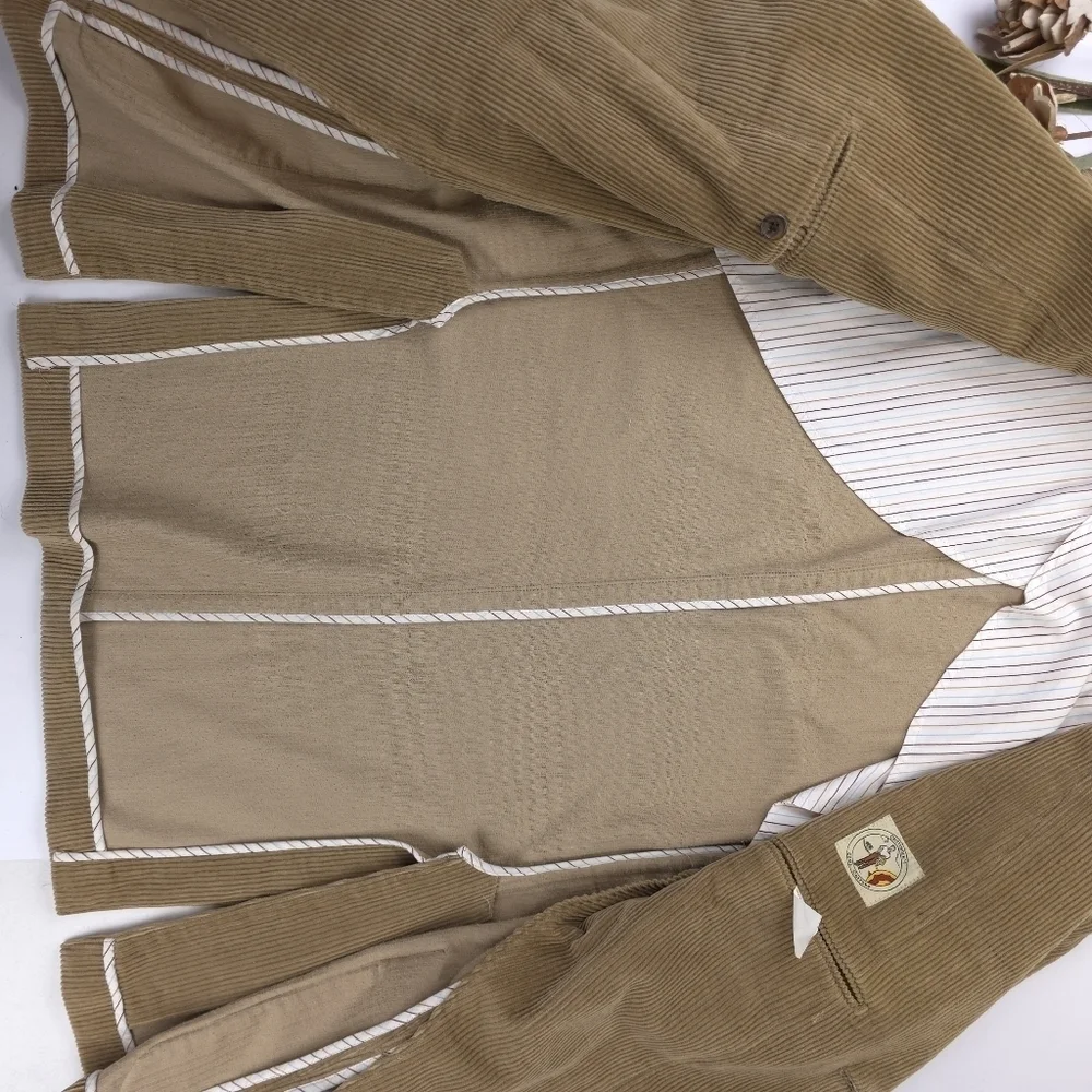 Critenden's Tan Corduroy Cool Cotton Men's Coat Sz M